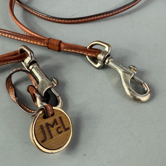 J. McLaughlin Double Brown Leather Gold-tone Strap - Picture 2 of 7